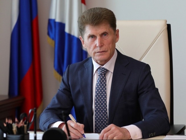 Поздравление Губернатора Приморского края Олега Кожемяко с Днём пограничника.