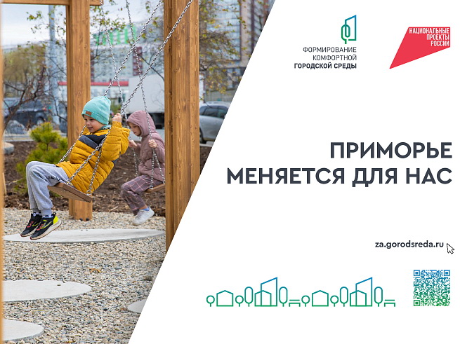 Территории – победители онлайн-голосования назвали в Приморье. СПИСОК на  www.primorsky.ru.