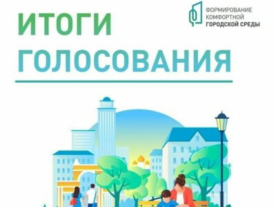 Подведены итоги голосования за благоустройство общественных пространств.