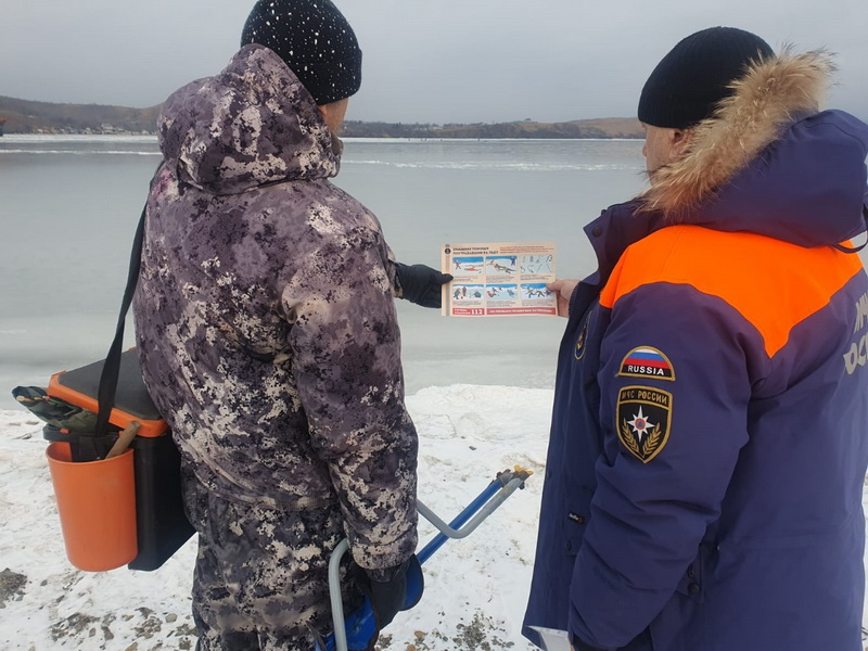 Хасанцев предупреждают: выход на лед может быть опасен!.