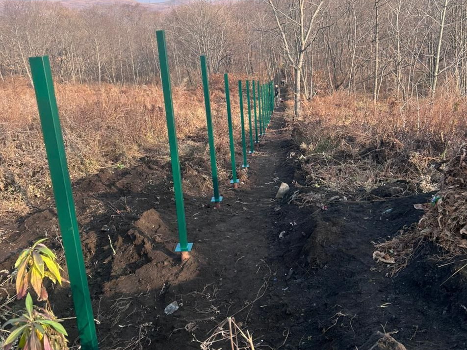 Благоустройство кладбища.