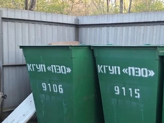 Замена мусорных котейнеров.