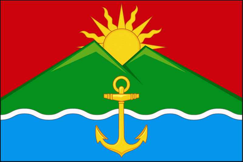 Флаг Хасанского муниципального округа.