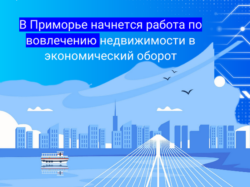 В Приморье начнется работа по вовлечению недвижимости в экономический оборот.