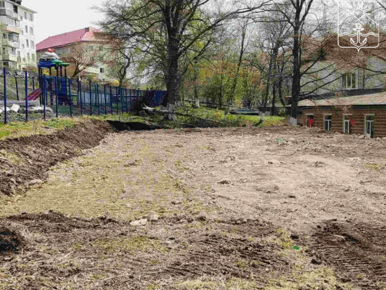 Новая спортплощадка появится в детском саду "Парус". Новая спортплощадка появится в детском саду "Парус".