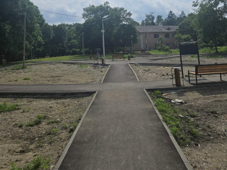 Новый сквер в Барабаше. Новый сквер в Барабаше.