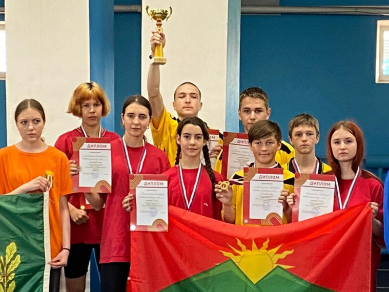 Школьники Краскино заняли первое место в "Гонке ГТО".